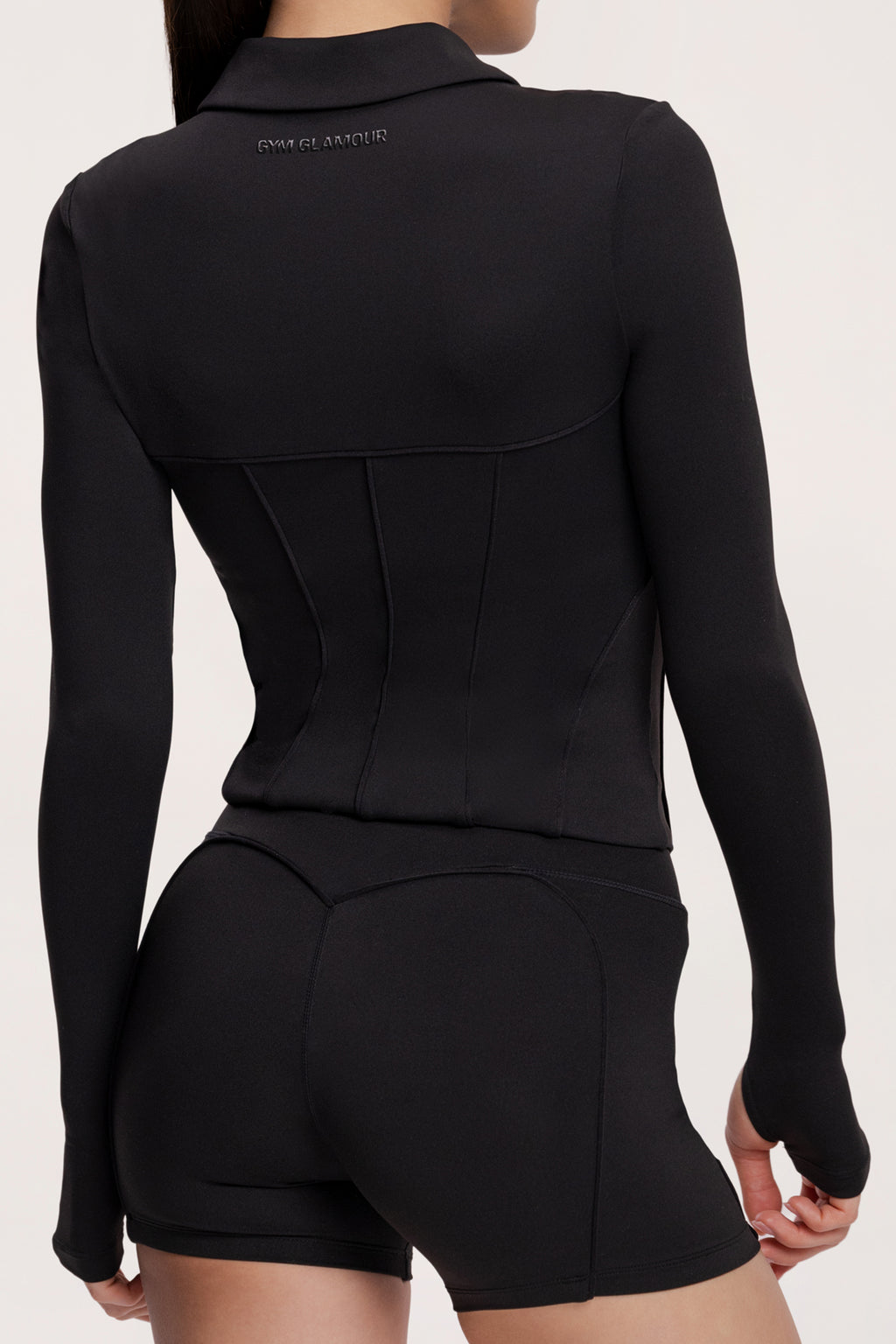 Bluza rozpinana pilates era black