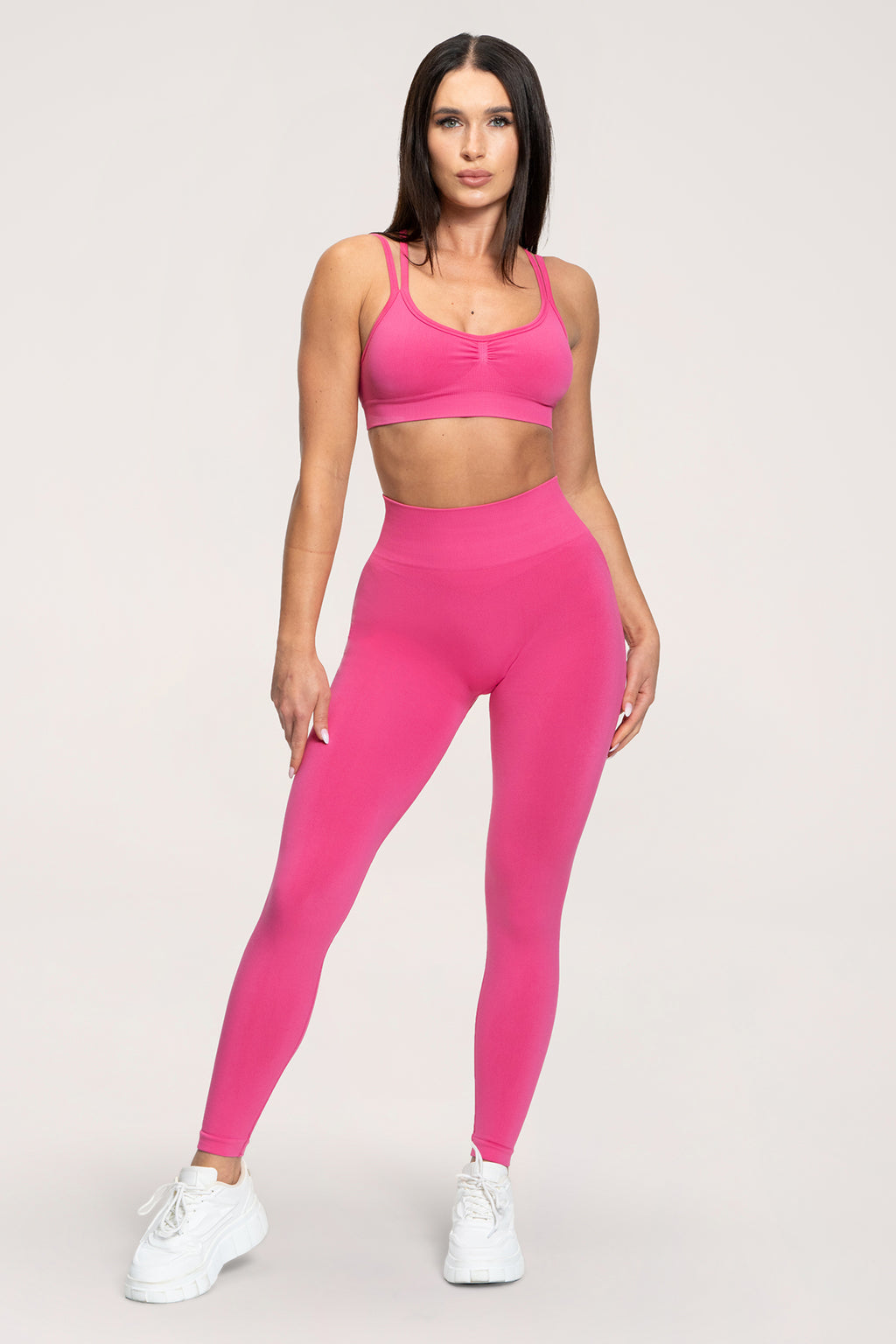 Leginsy fake BBL hot pink