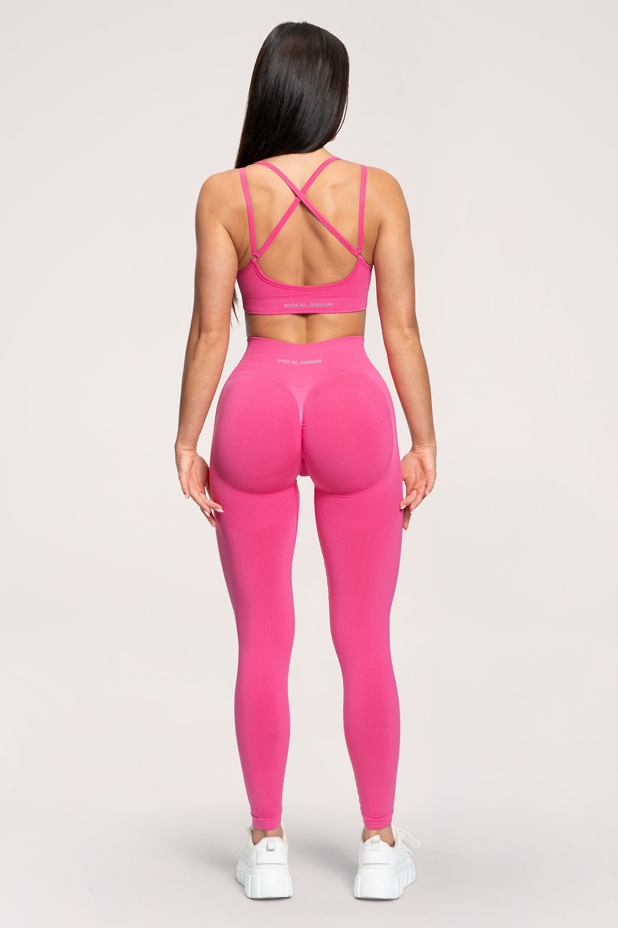 Leginsy fake BBL hot pink