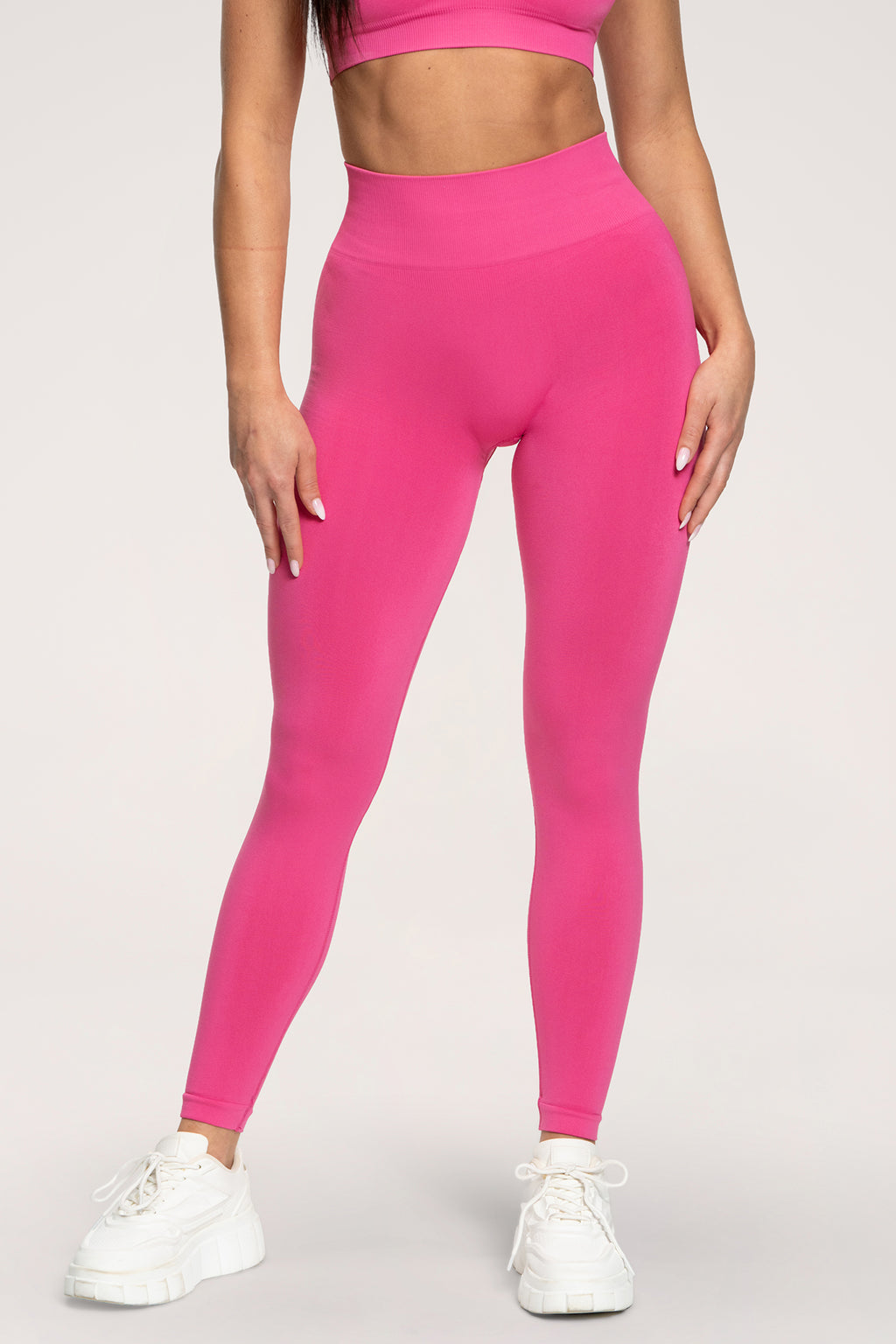 Leginsy fake BBL hot pink