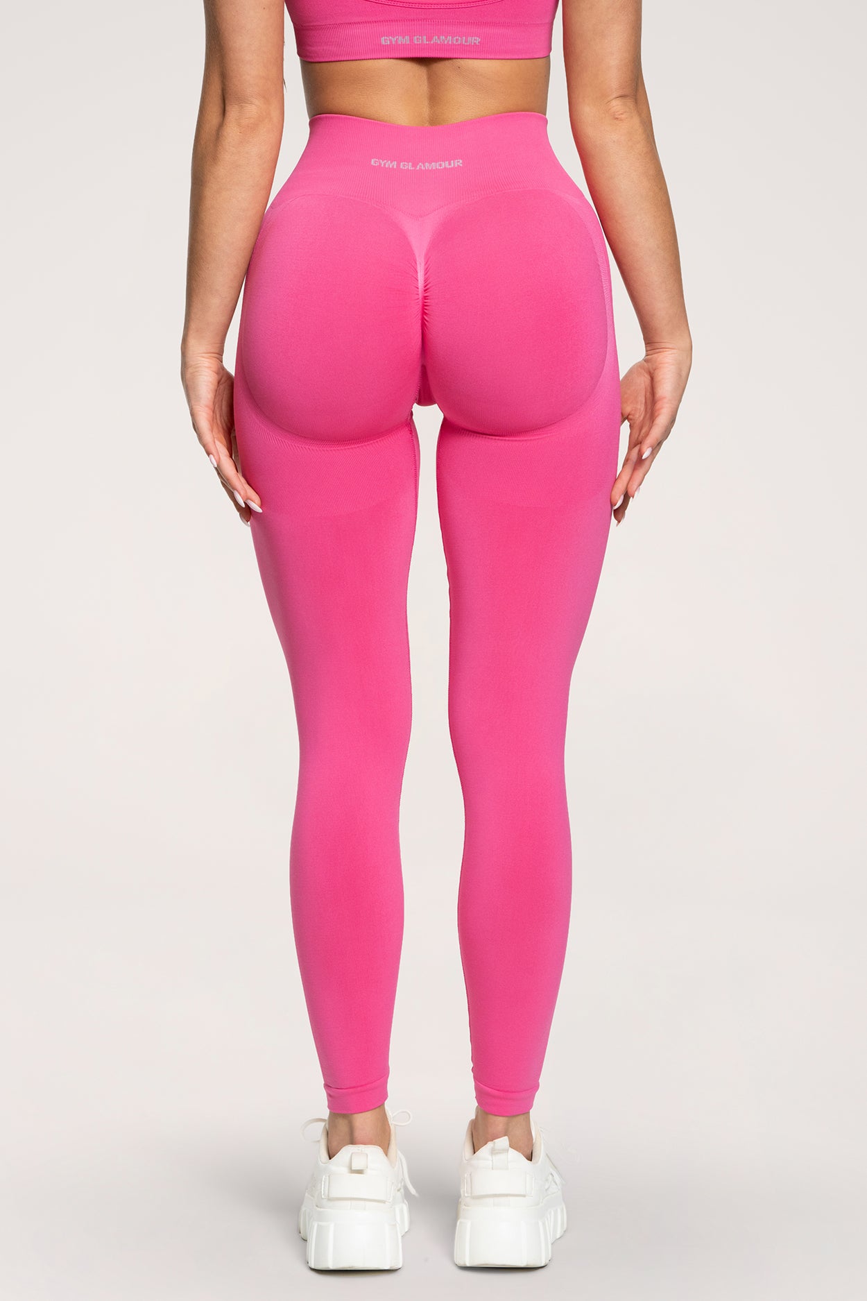 Leginsy fake BBL hot pink