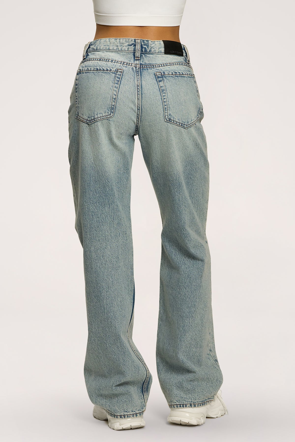Jeansy wide relaxed light blue