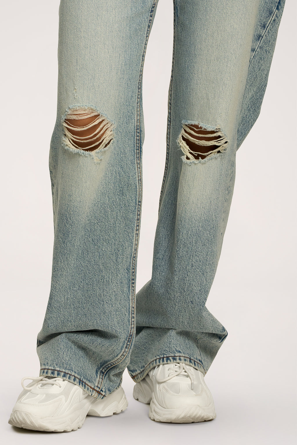 Jeansy wide relaxed light blue