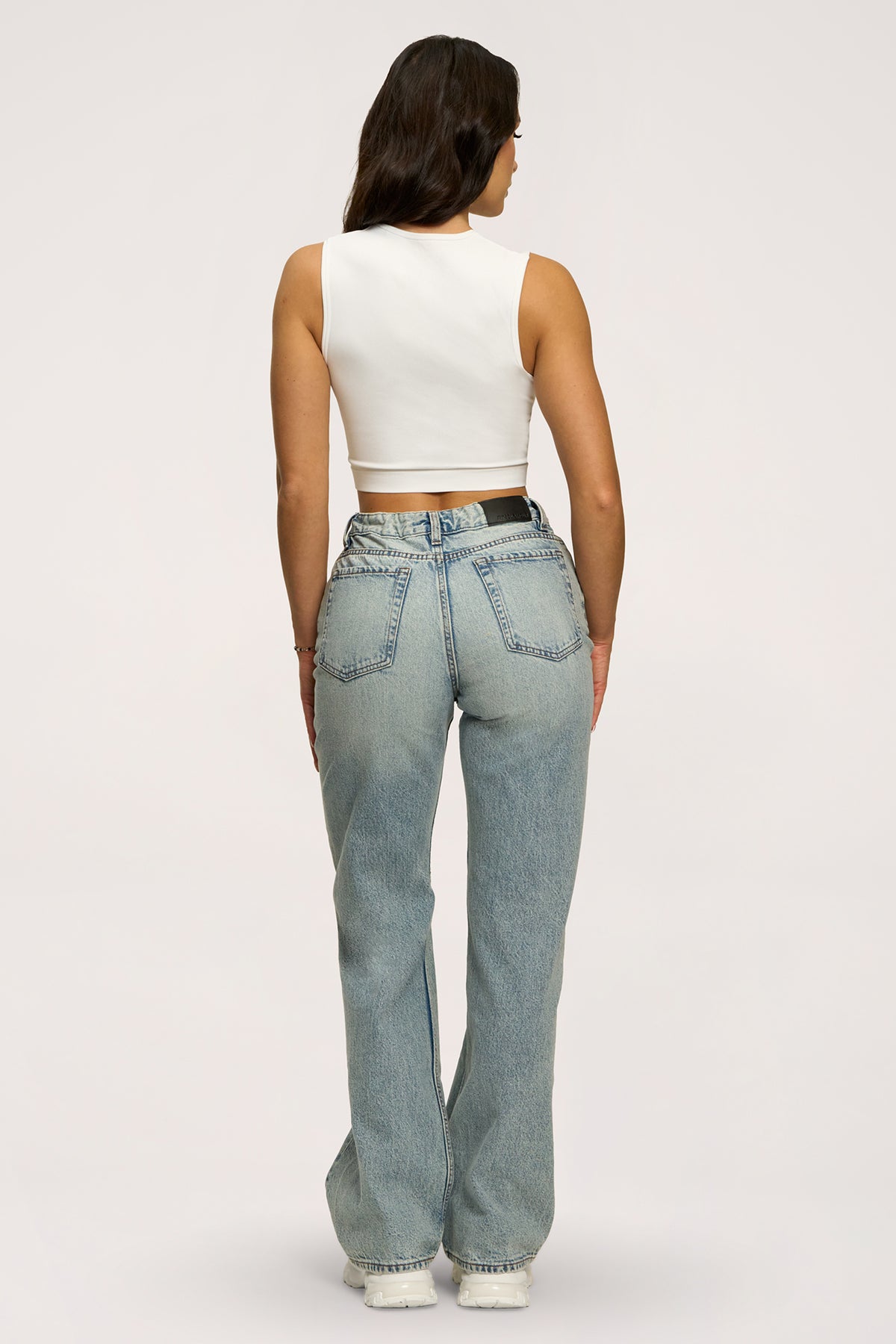 Jeansy wide relaxed light blue