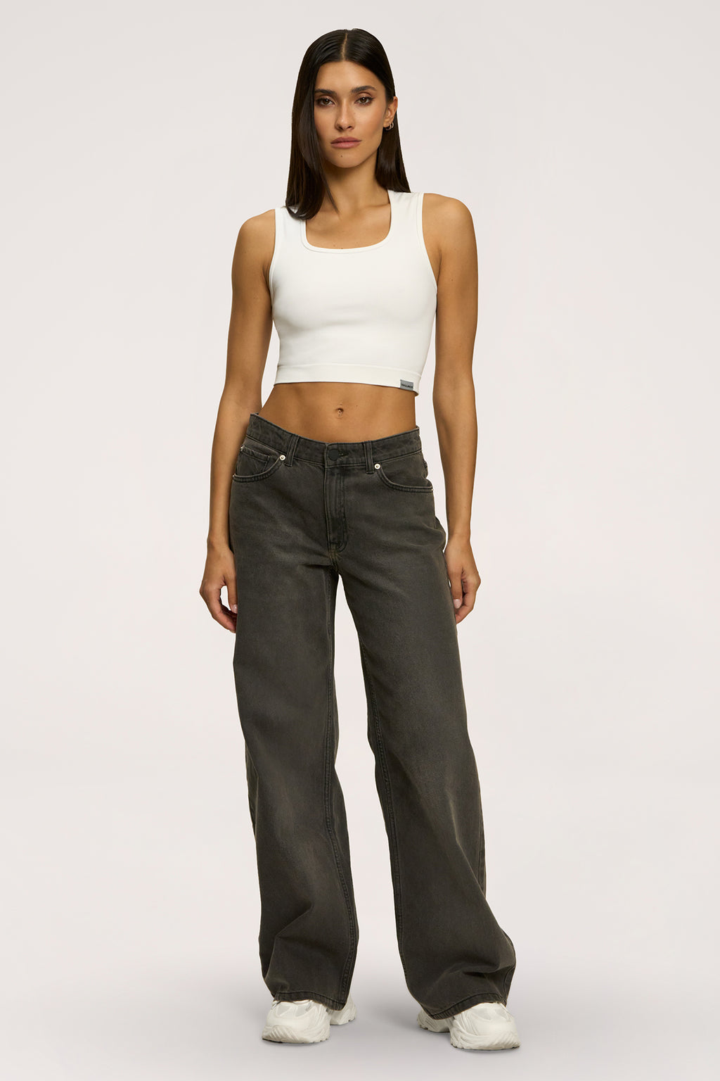 Jeansy boyfriend grey