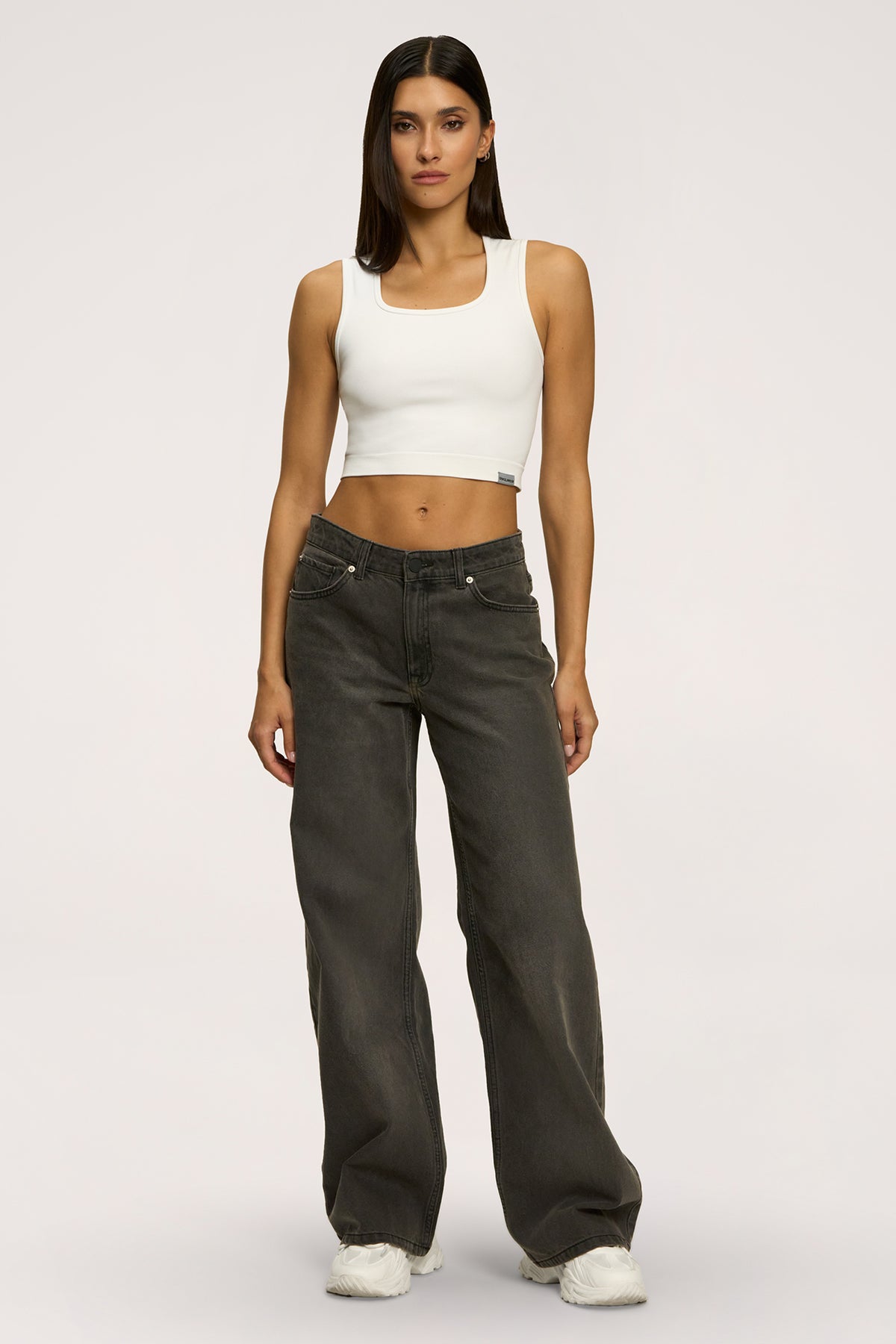 Jeansy boyfriend grey