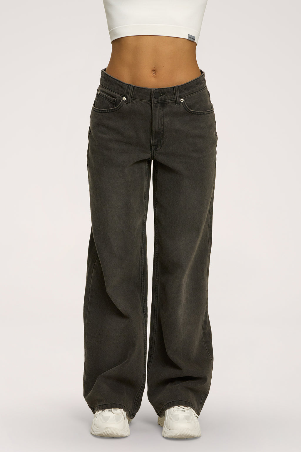 Jeansy boyfriend grey