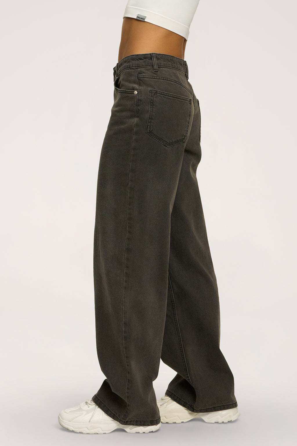 Jeansy boyfriend grey