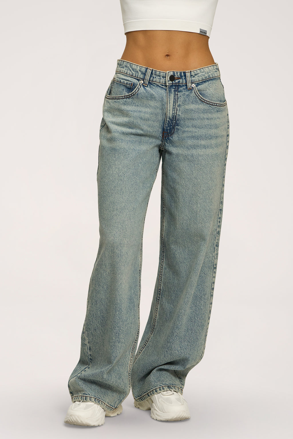 Jeansy boyfriend light blue