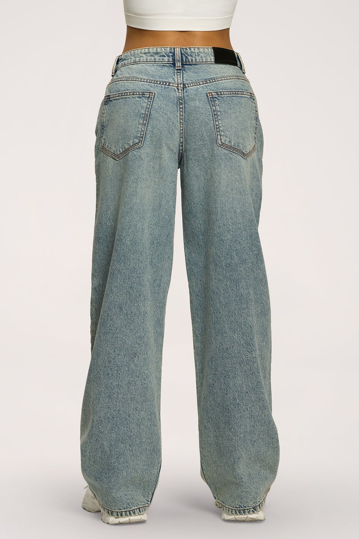 Jeansy boyfriend light blue