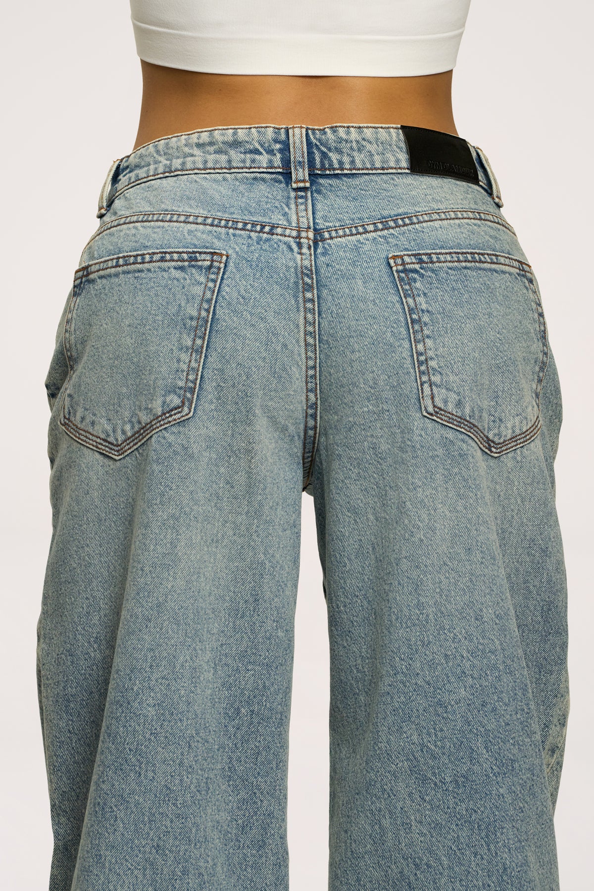 Jeansy boyfriend light blue