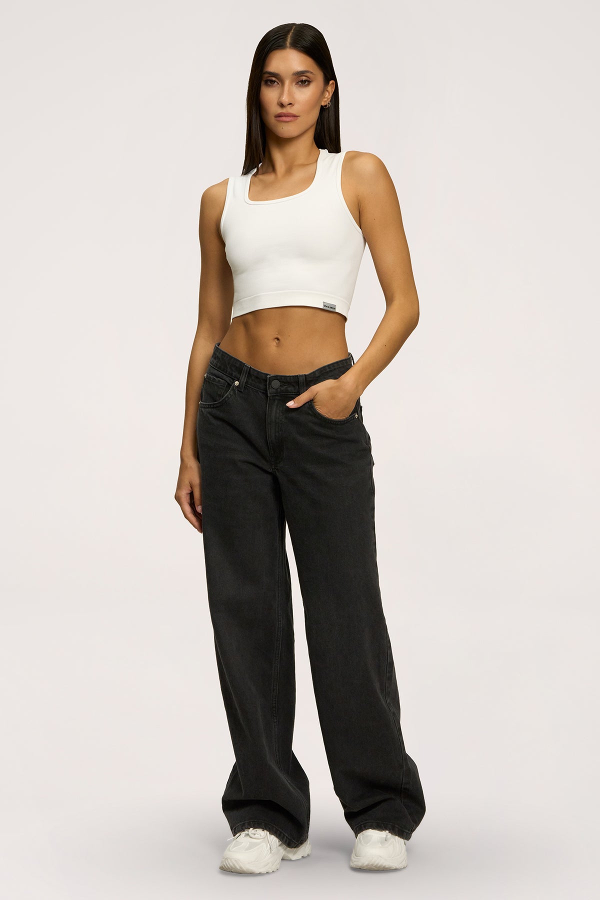 Jeansy boyfriend black