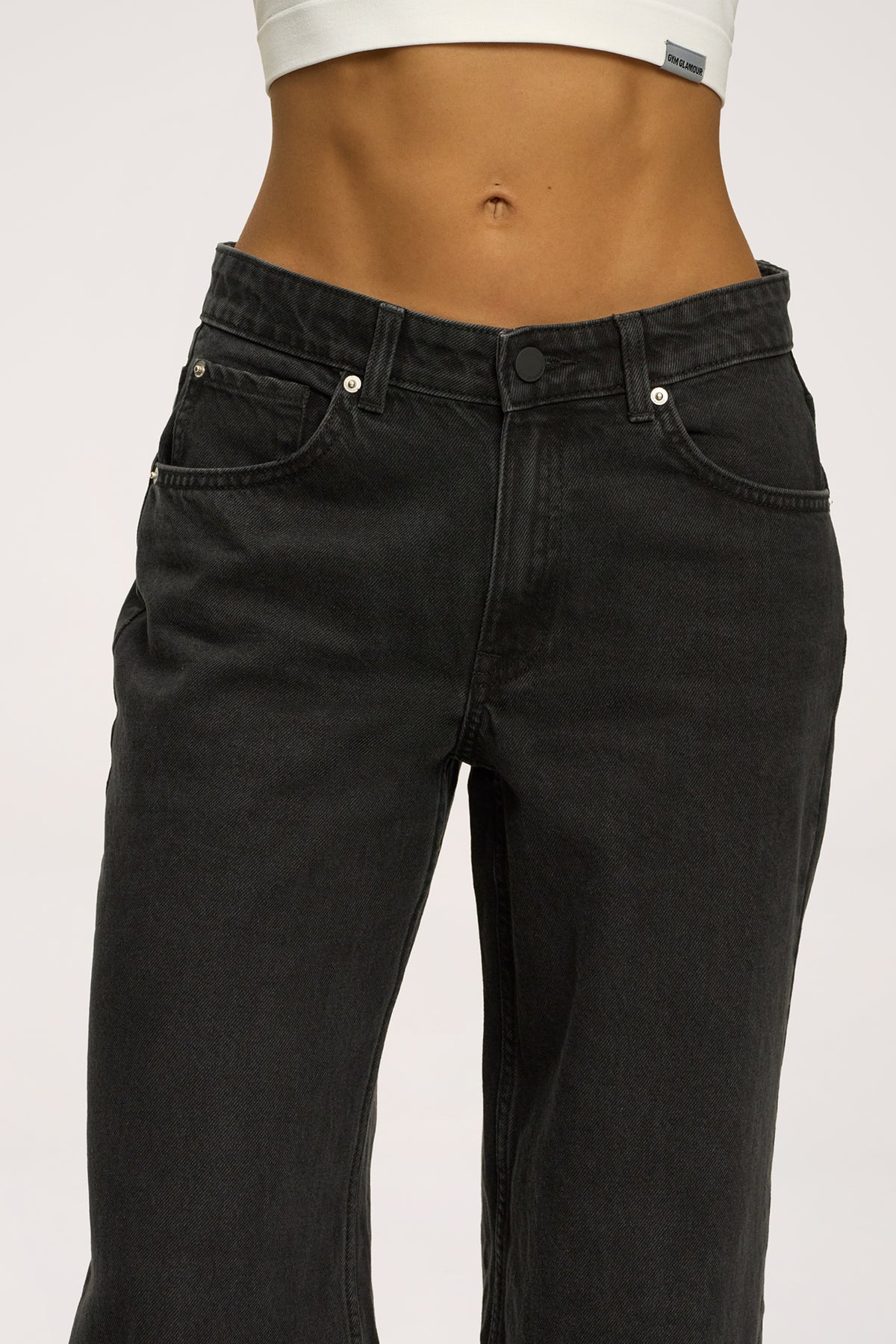 Jeansy boyfriend black