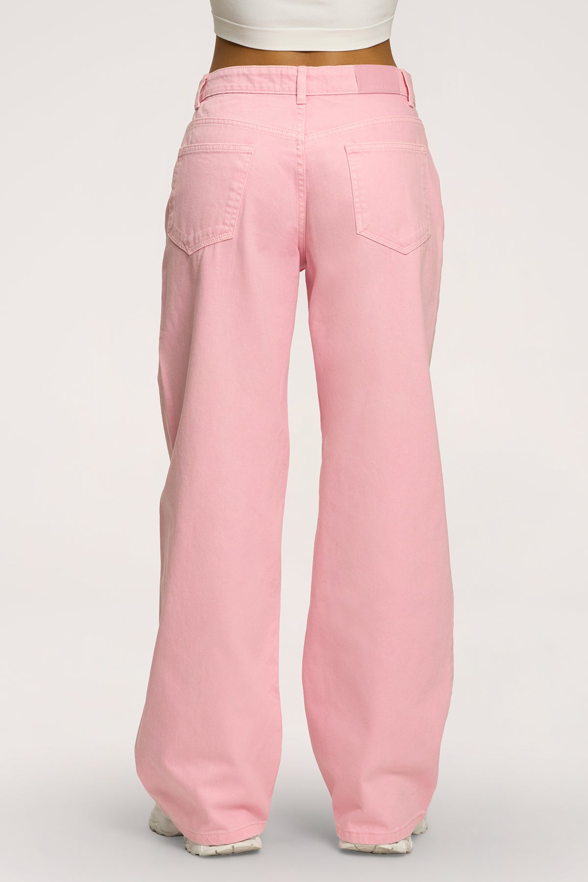 Jeansy boyfriend pink