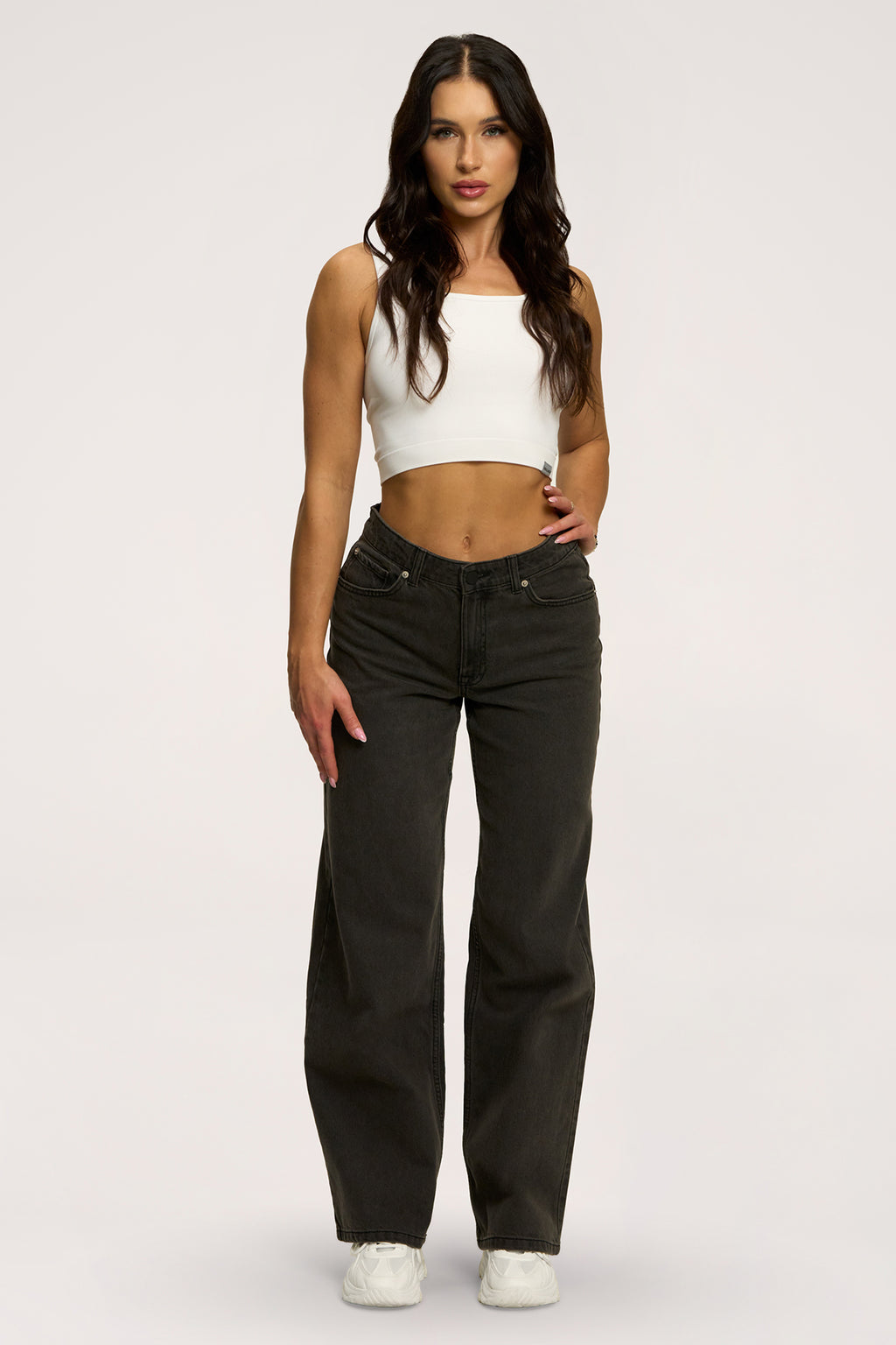 Jeansy boyfriend grey