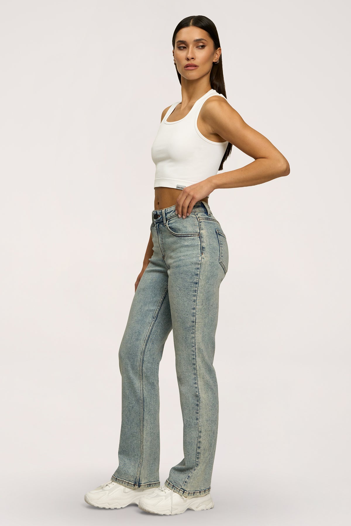 Jeansy classic light blue
