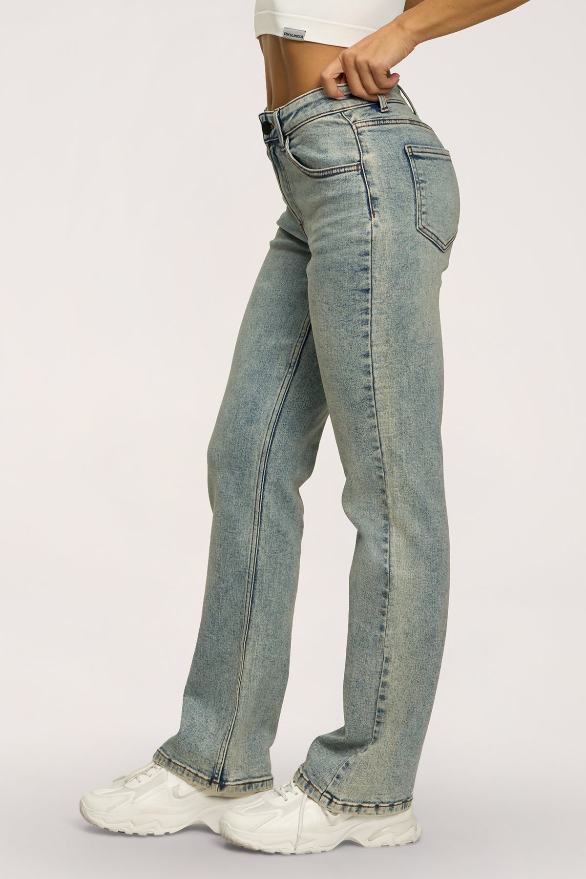 Jeansy classic light blue