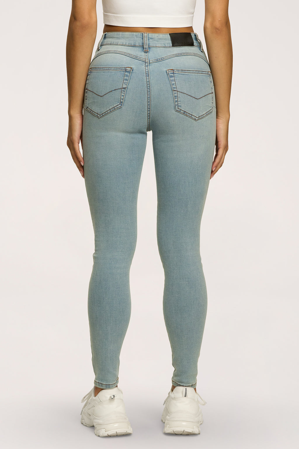Jeansy skinny perfect slim light blue