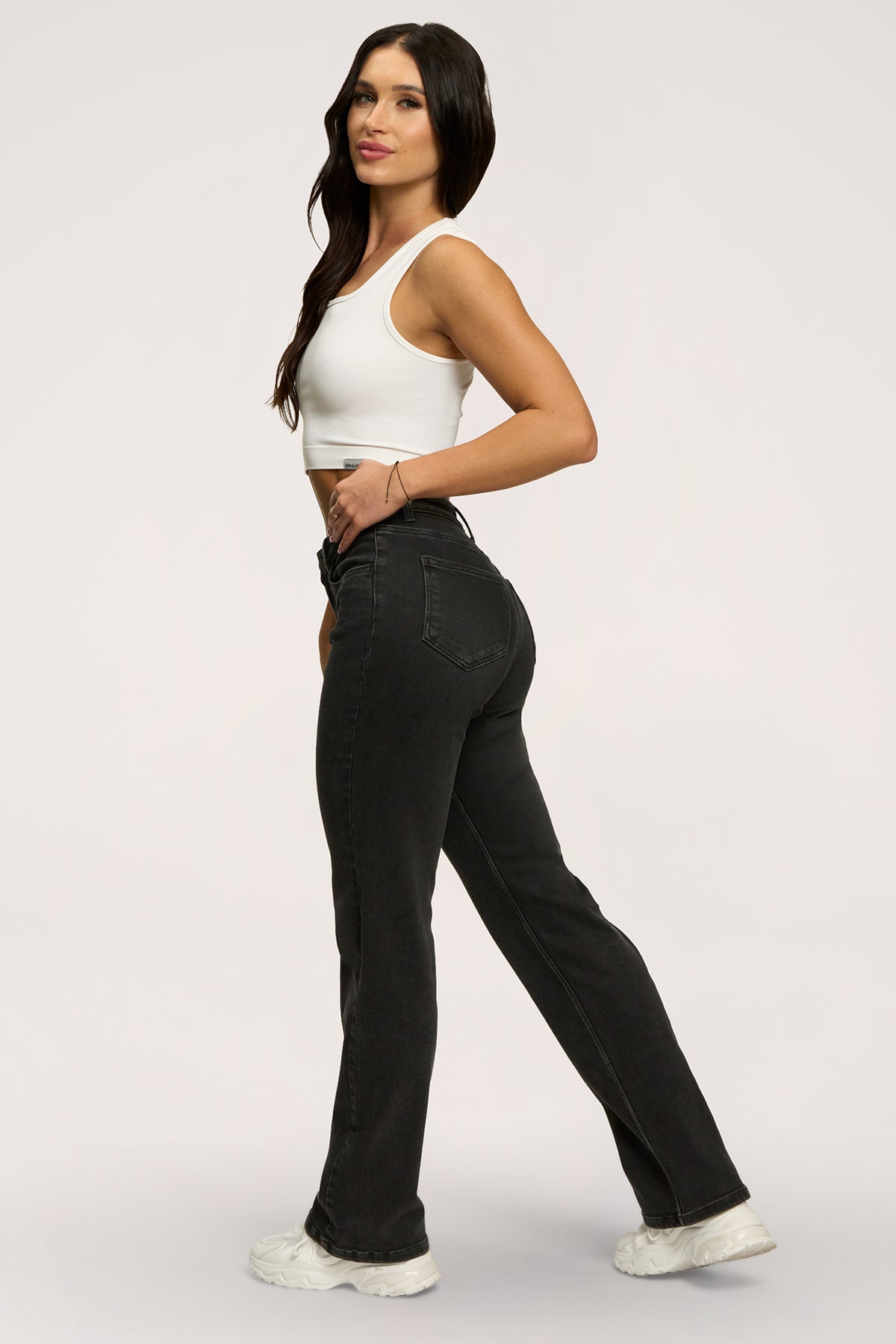 Jeansy classic black