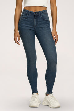Jeansy skinny perfect slim navy blue