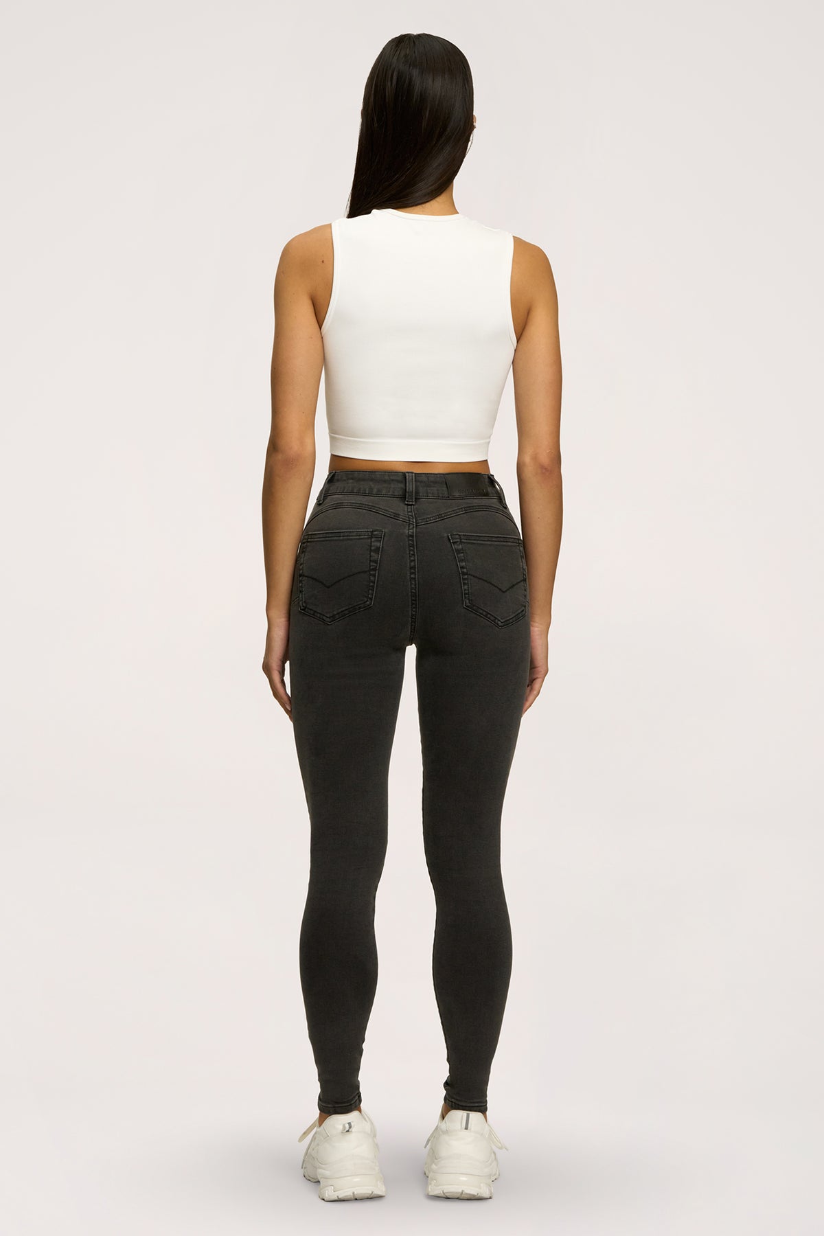 Jeansy skinny perfect slim black