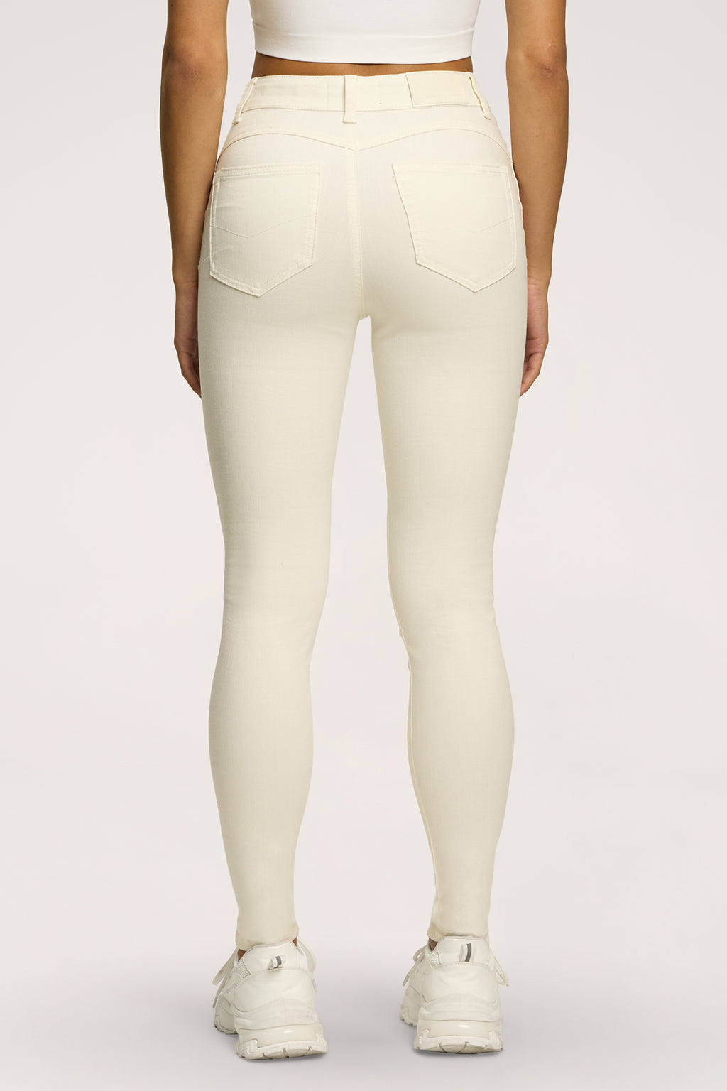 Jeansy skinny perfect slim off white