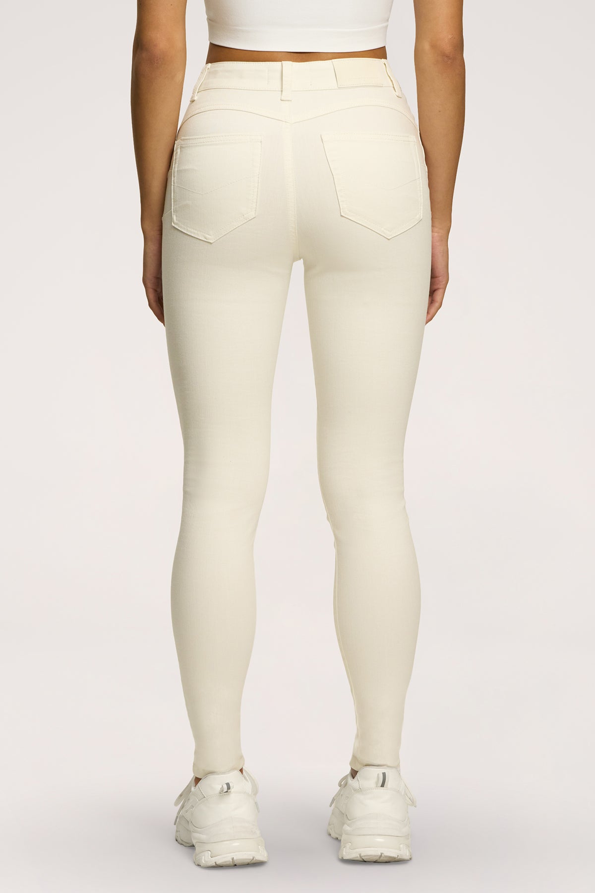 Jeansy skinny perfect slim off white