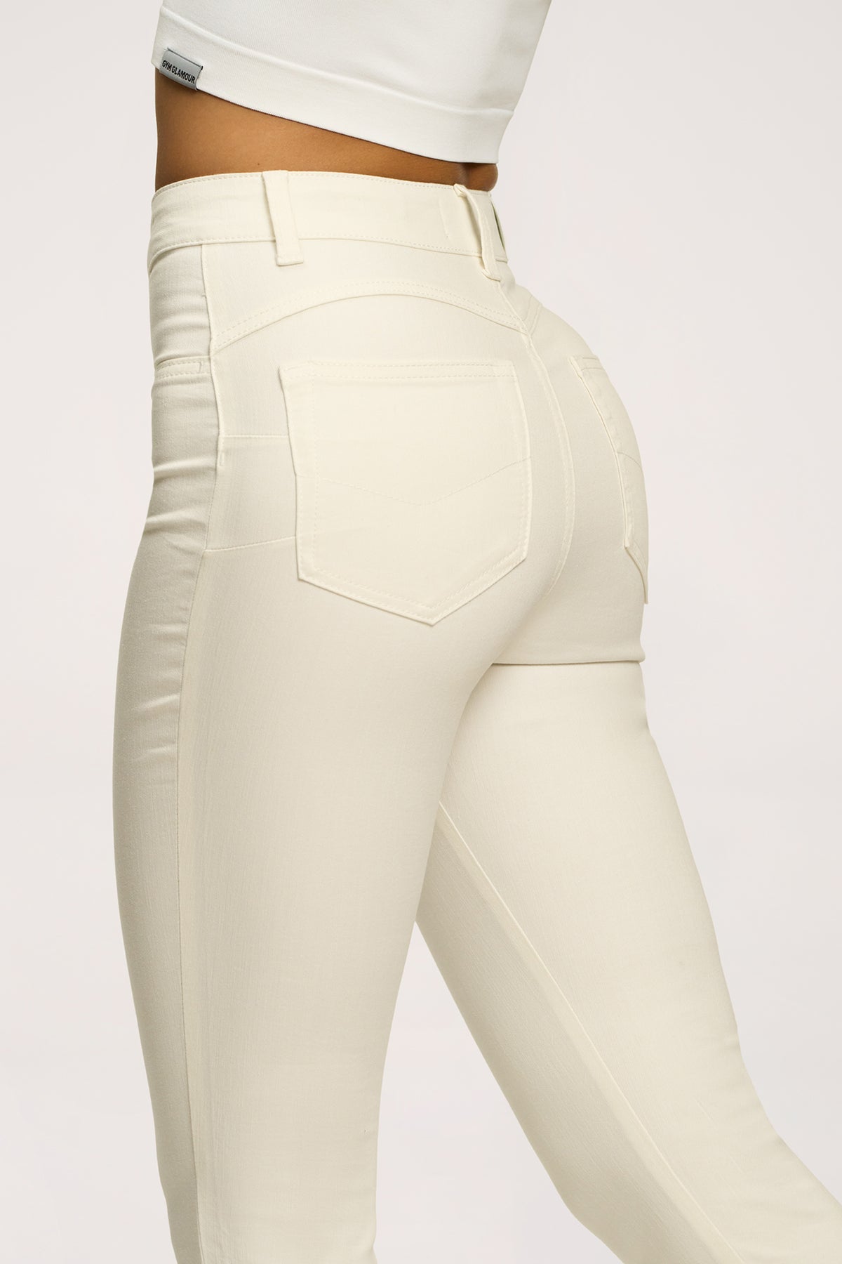 Jeansy skinny perfect slim off white