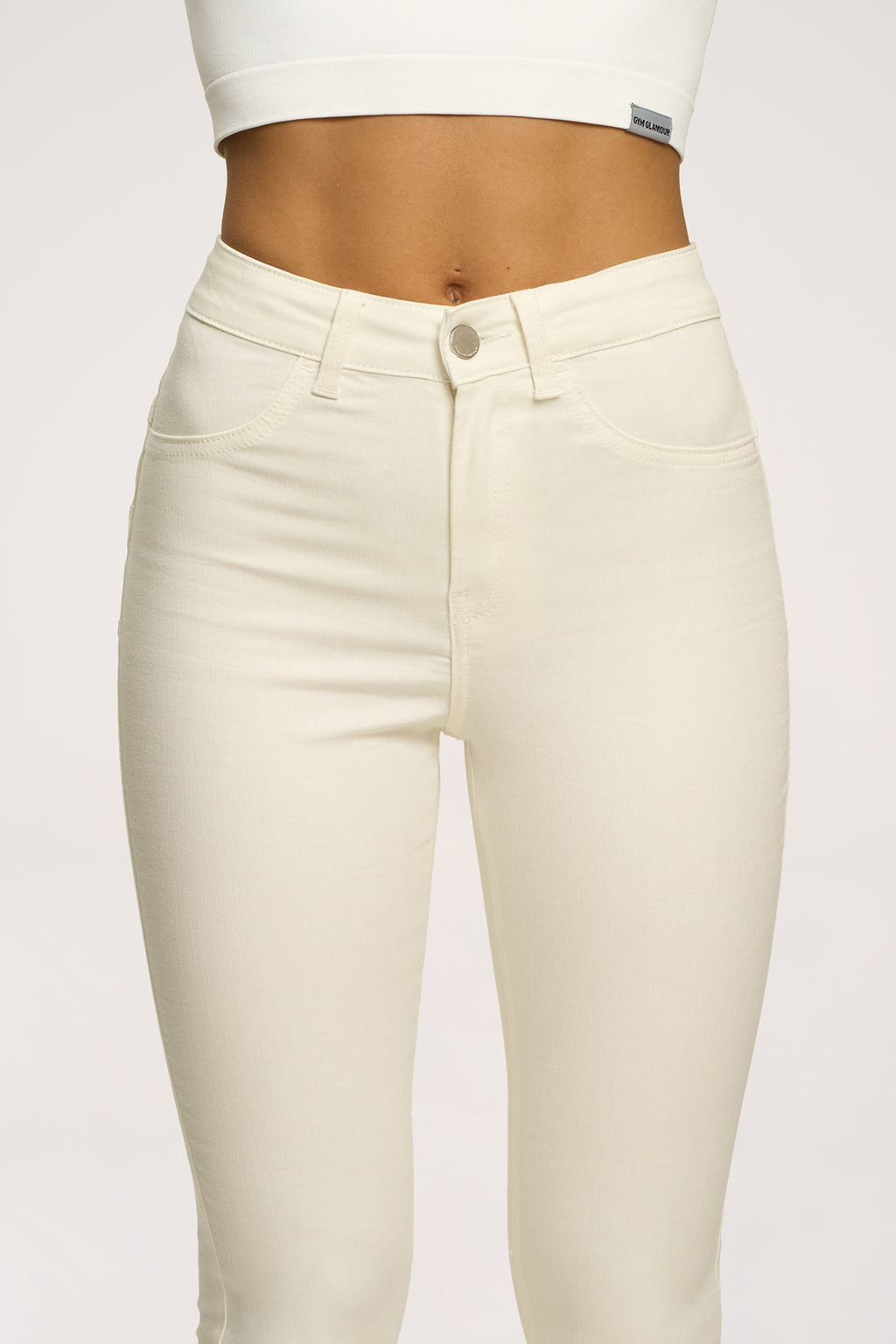 Jeansy skinny perfect slim off white