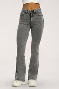 Jeansy dzwony perfect slim grey