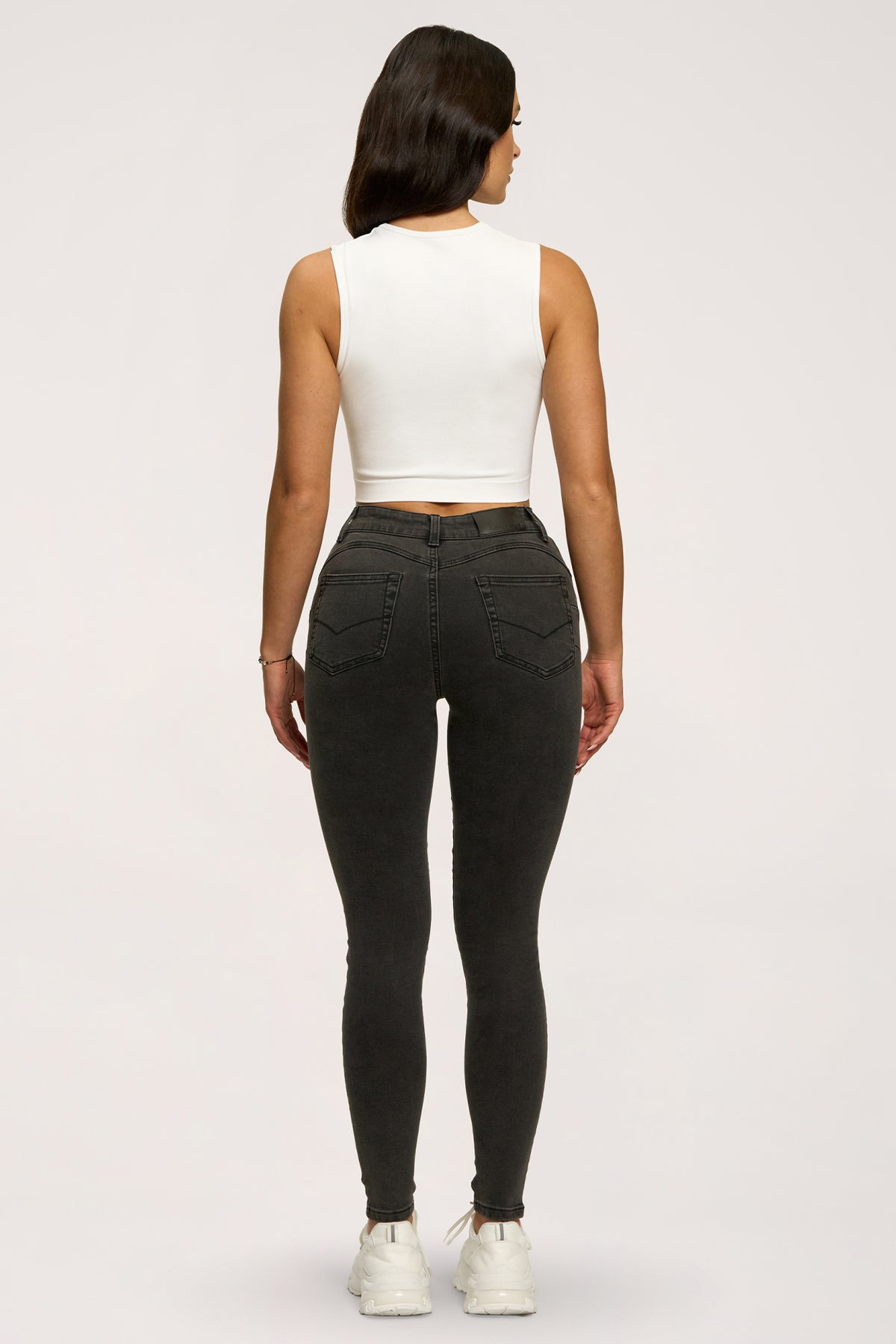 Jeansy skinny perfect slim black