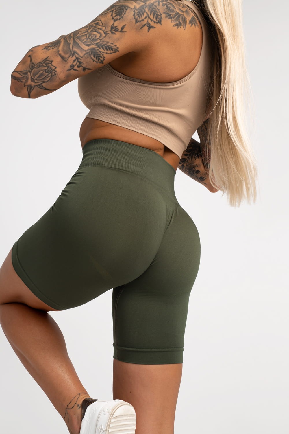 Spodenki flexible khaki