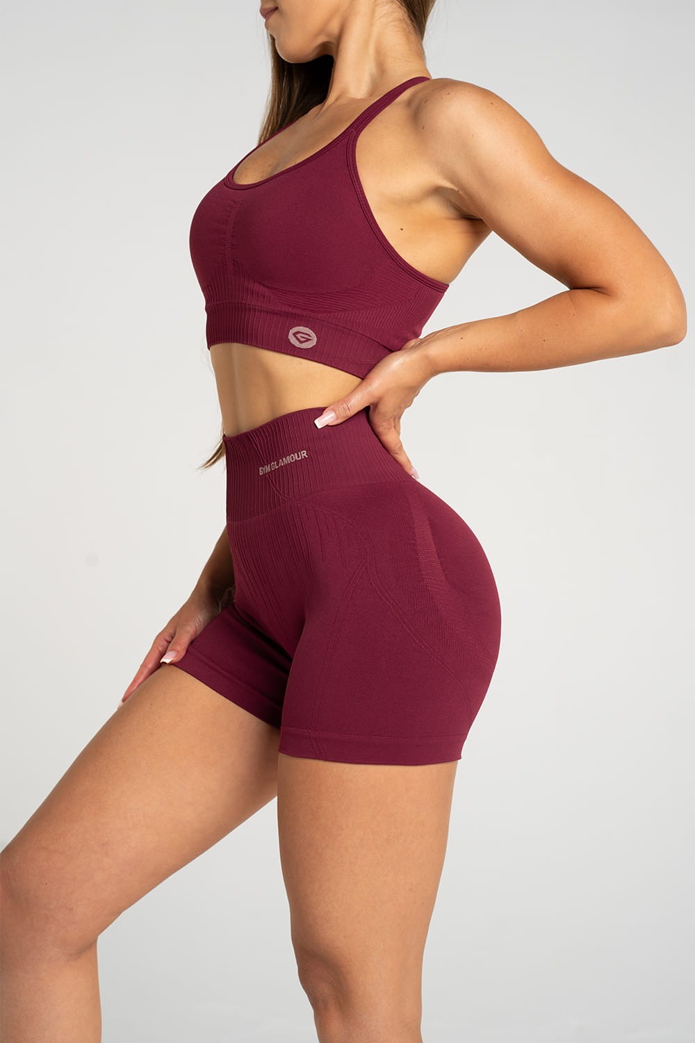 Spodenki push up 2.0 merlot