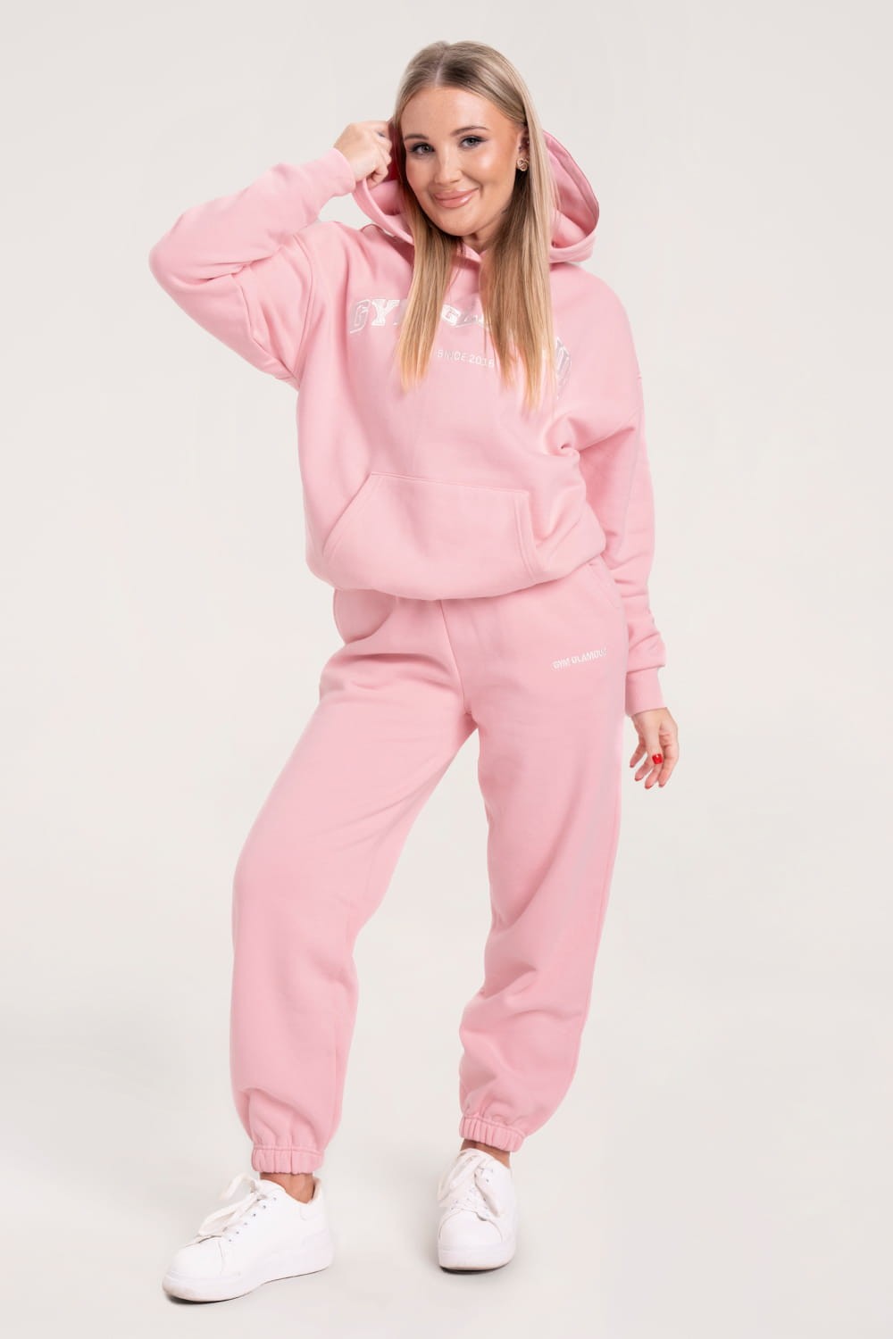 Spodnie dresowe bubble gum – Gym Glamour