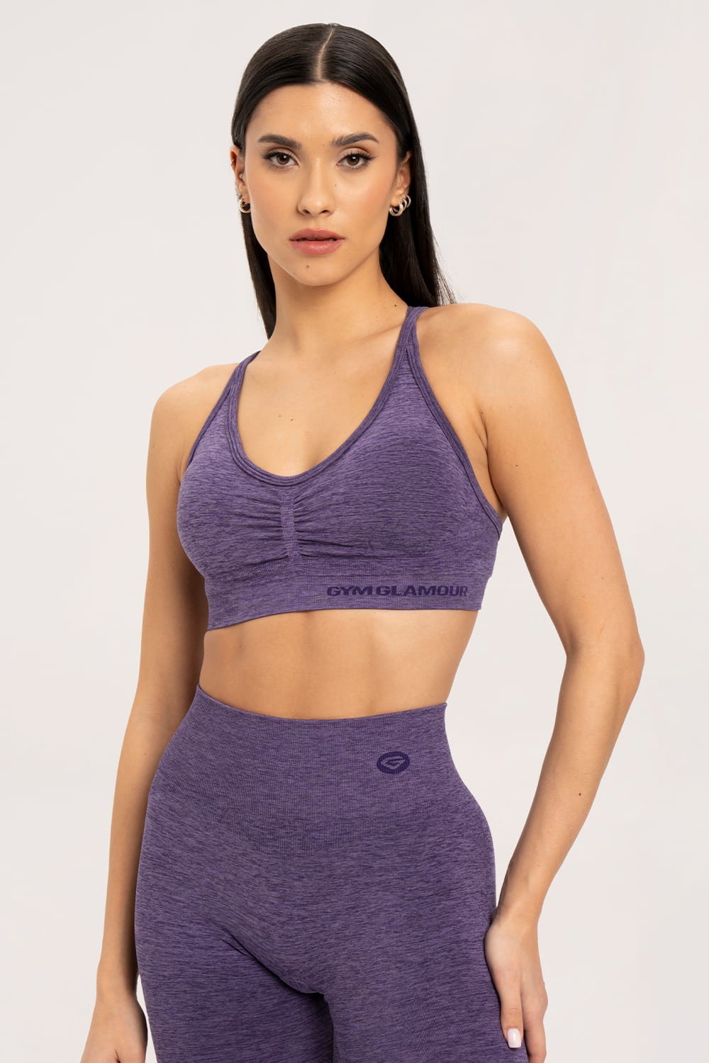 Biustonosz seamless plum