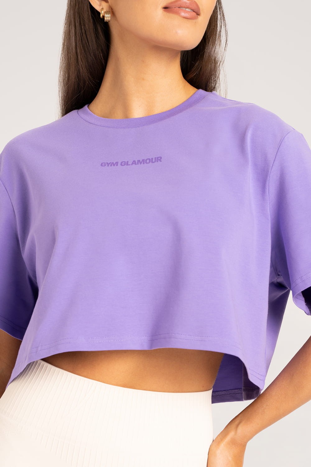 T-shirt boxy lilac crush