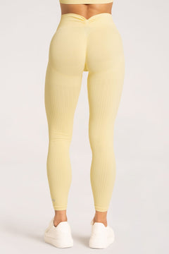 Leginsy deep push up 2.0 butter yellow