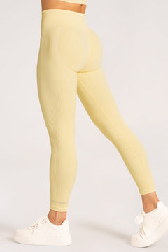 Leginsy push up 2.0 butter yellow