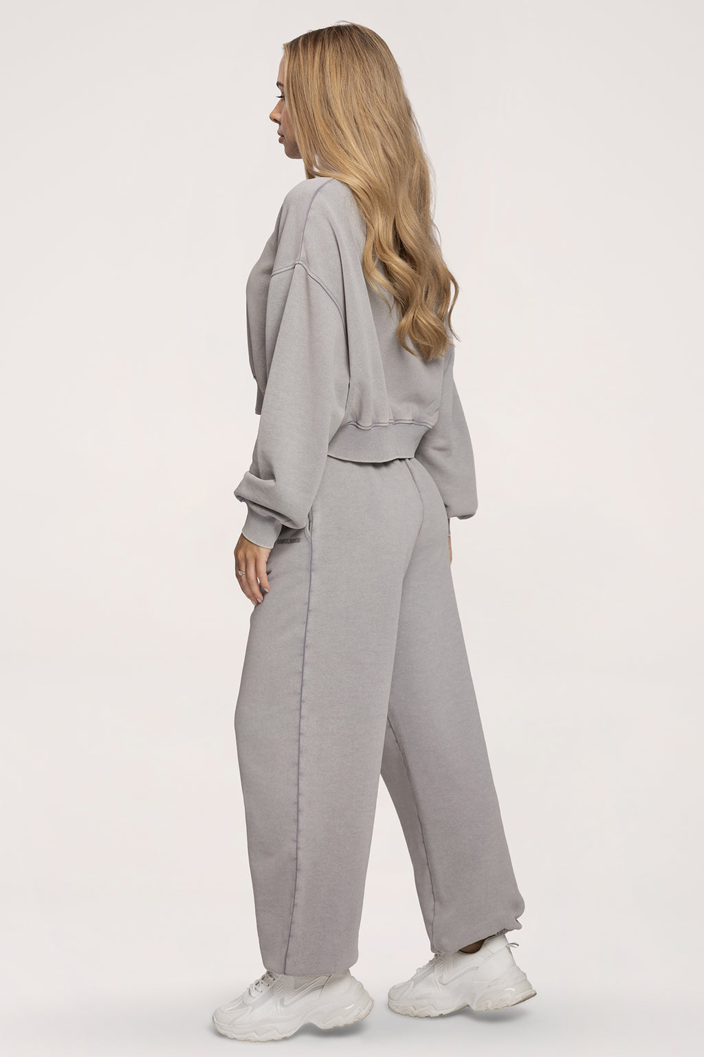 Spodnie dresowe ze ściągaczem Easy light grey