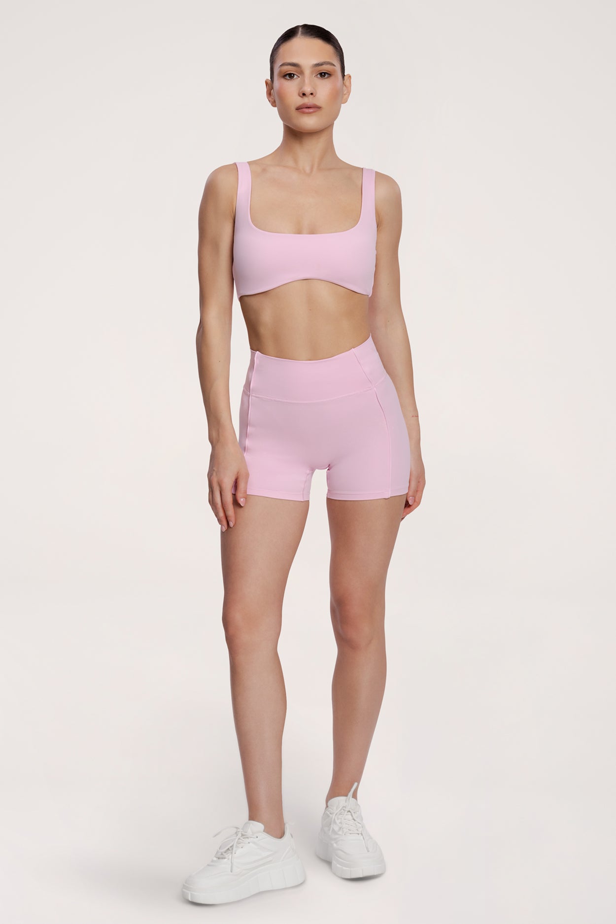 Spodenki pilates era pink