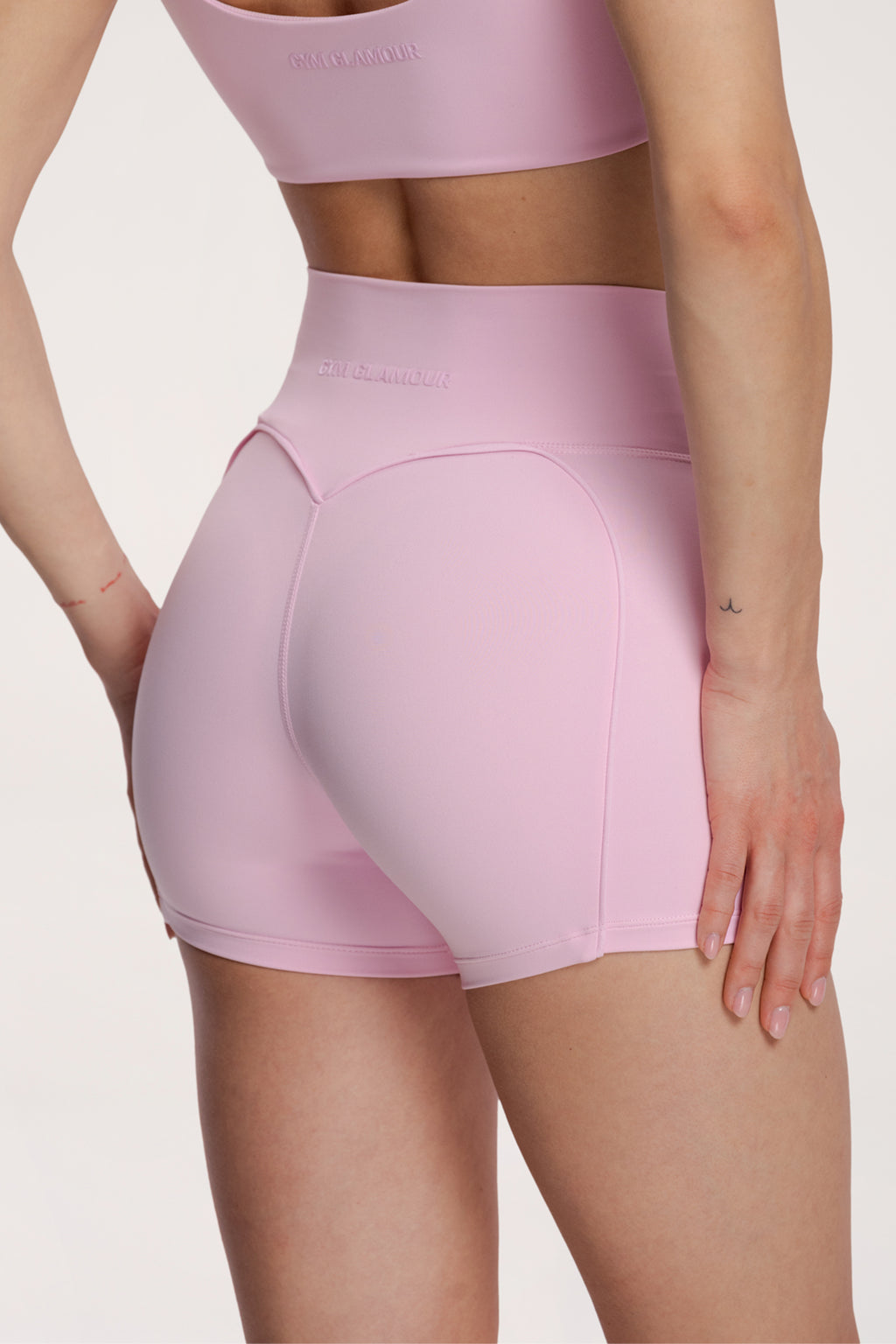 Spodenki pilates era pink