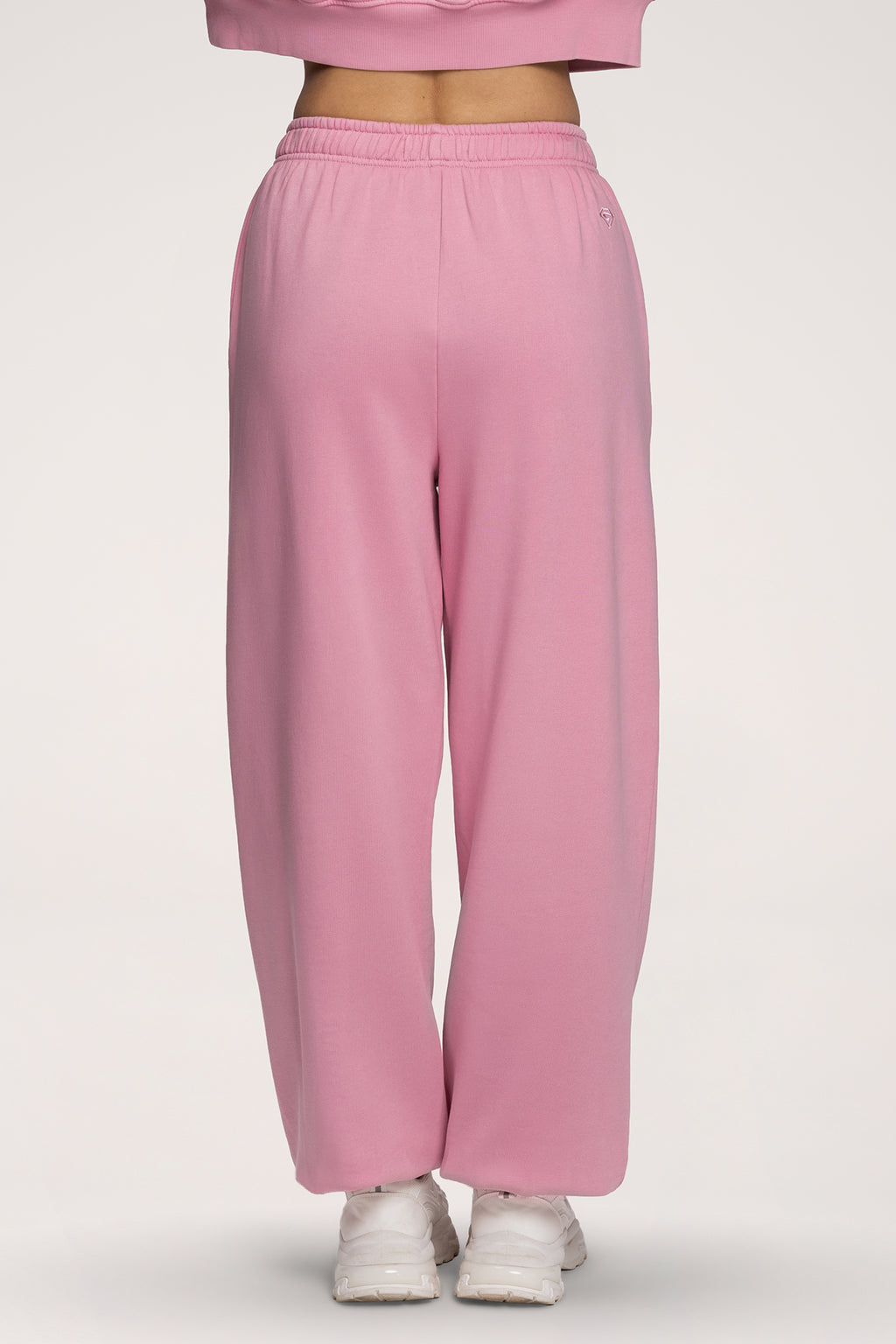 Spodnie dresowe ze ściągaczem Easy light pink
