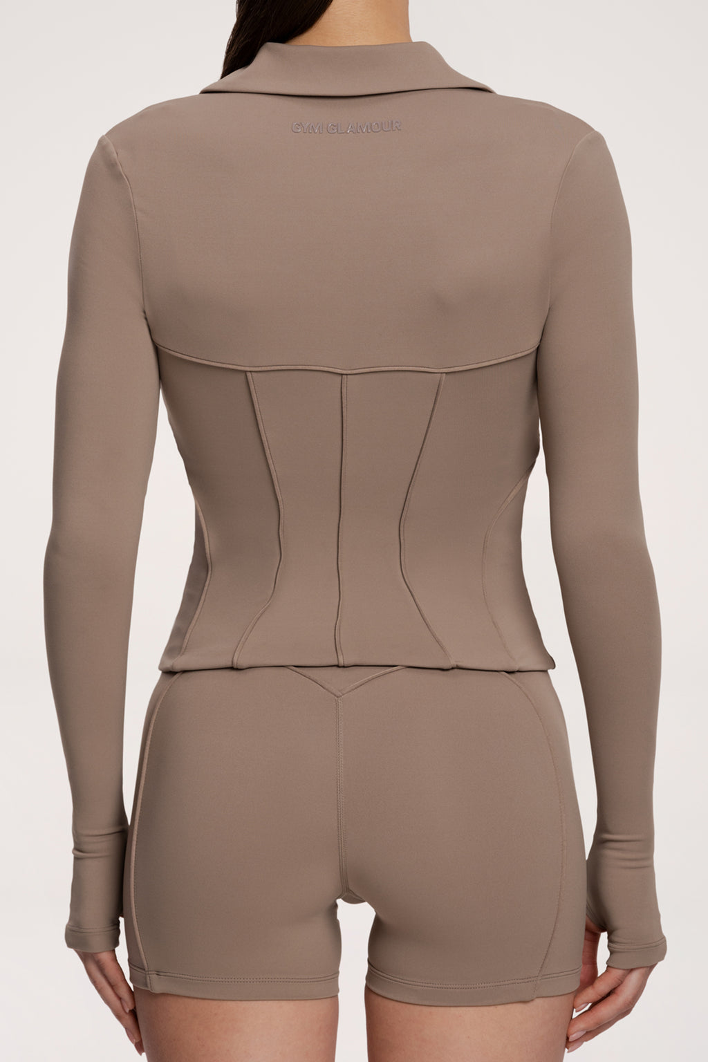 Bluza rozpinana pilates era warm beige