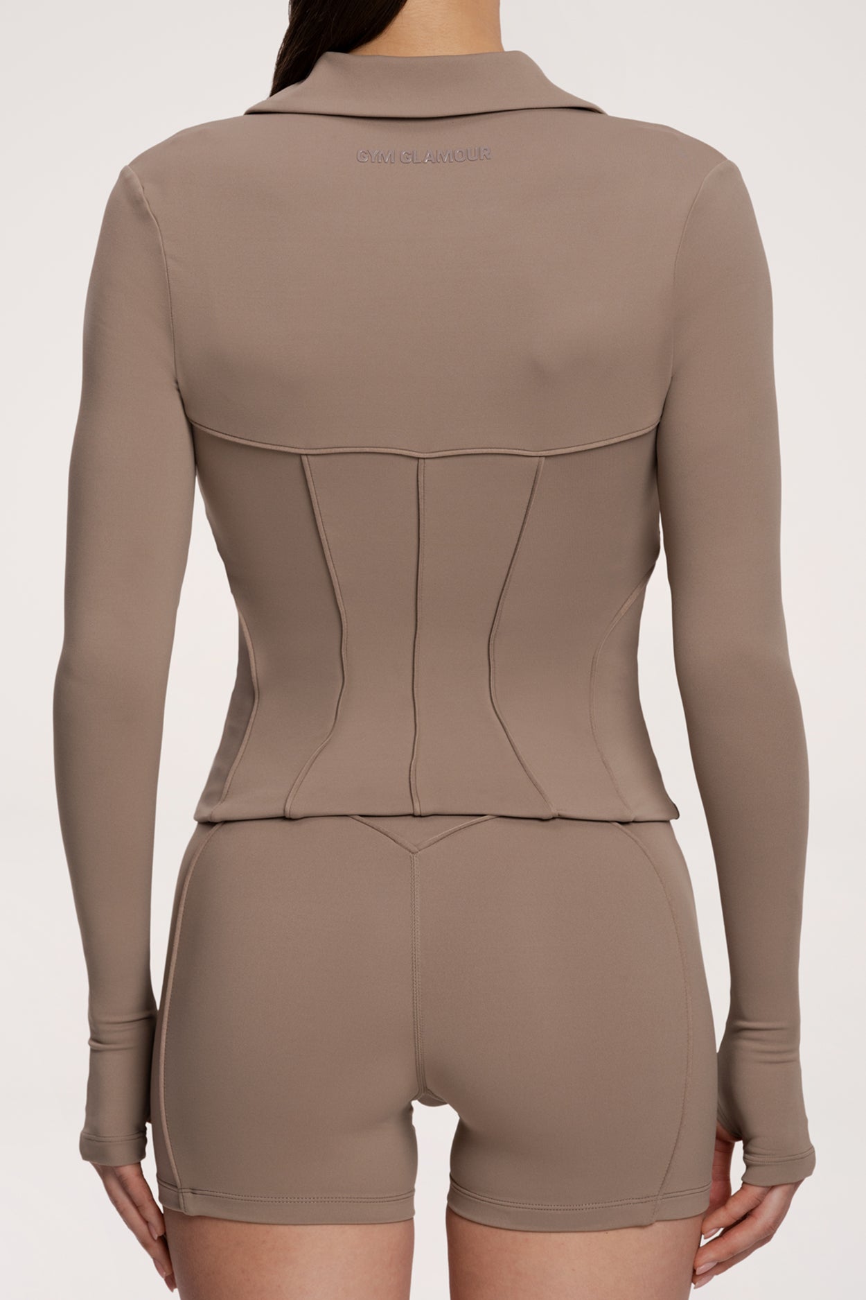 Bluza rozpinana pilates era warm beige