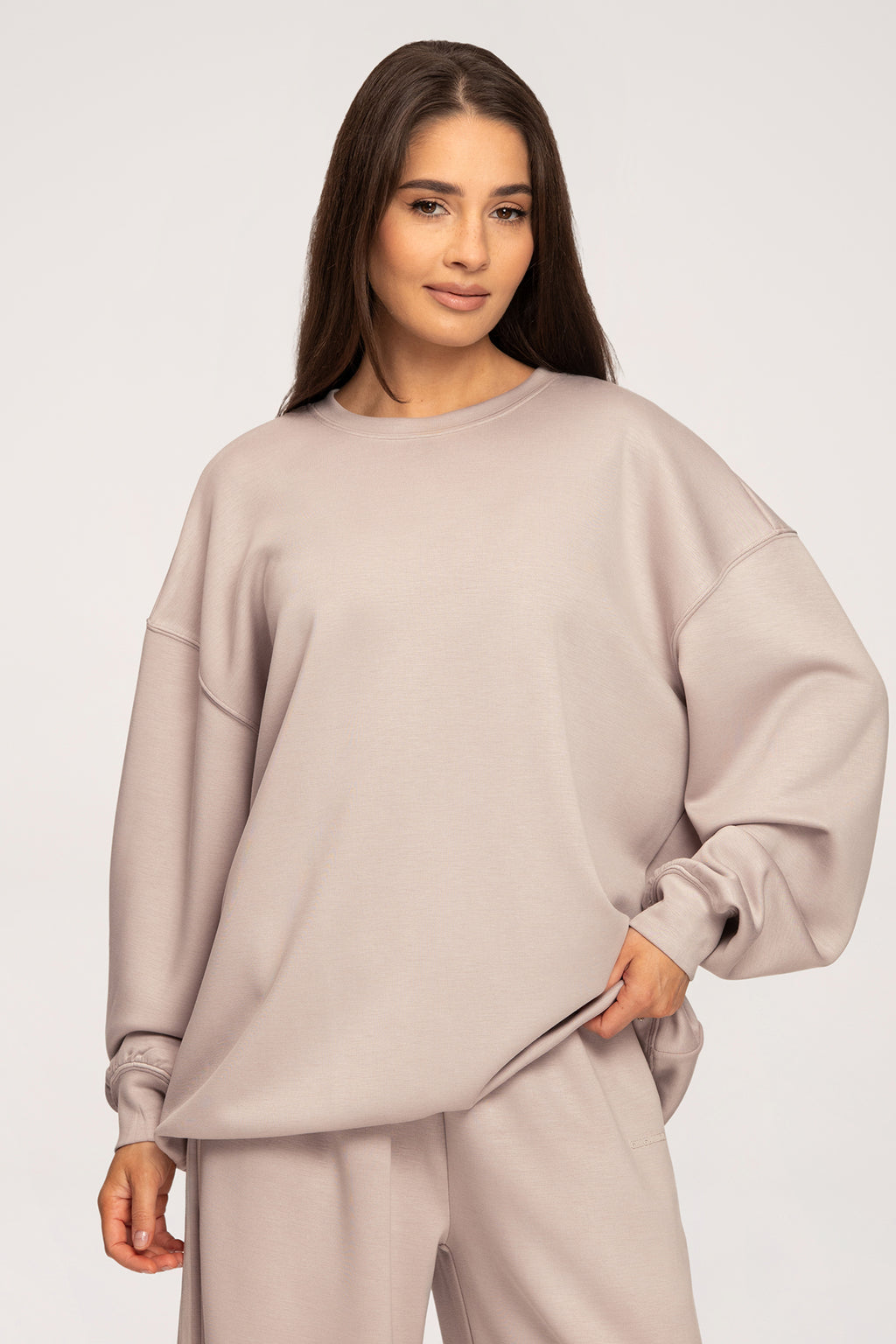 Bluza oversize UN1FORM beige