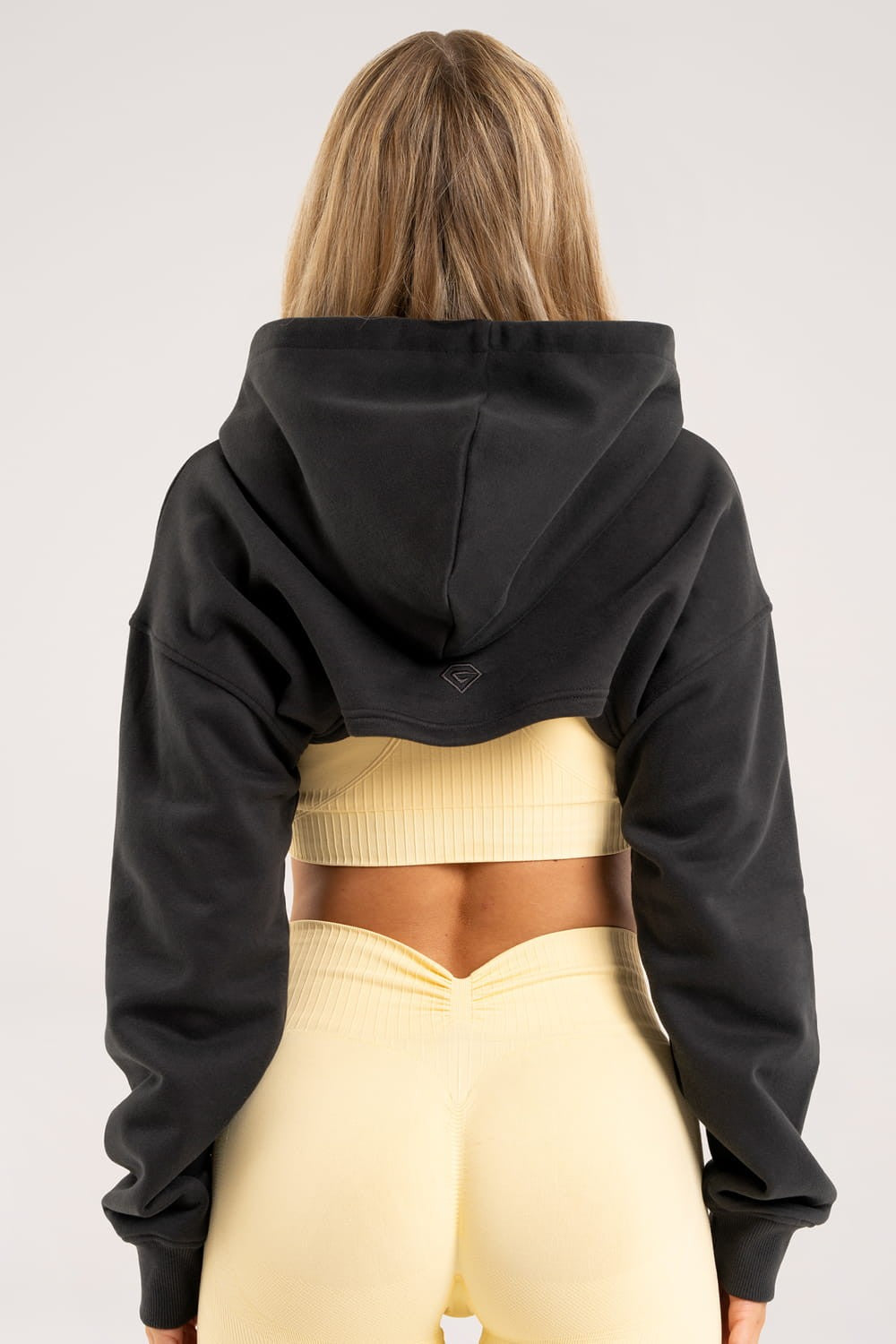 Bluza cut out black