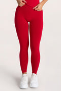 Leginsy second skin red