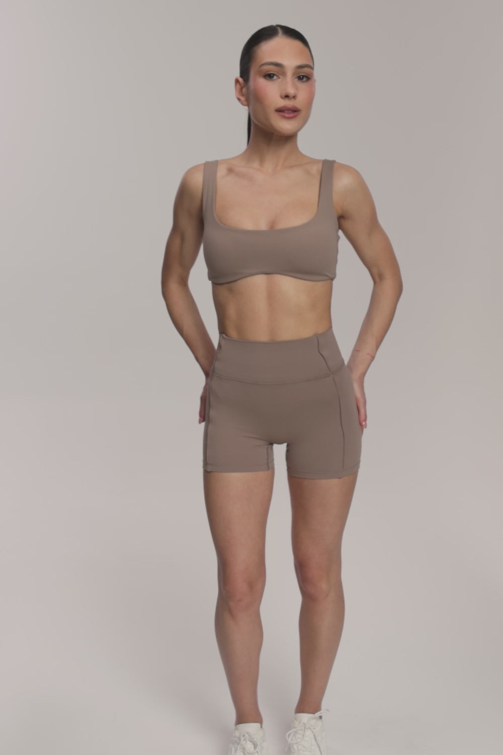 Biustonosz pilates era warm beige