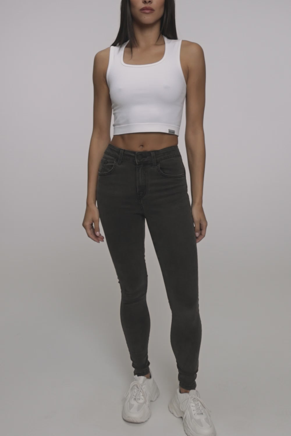 Jeansy skinny perfect slim black