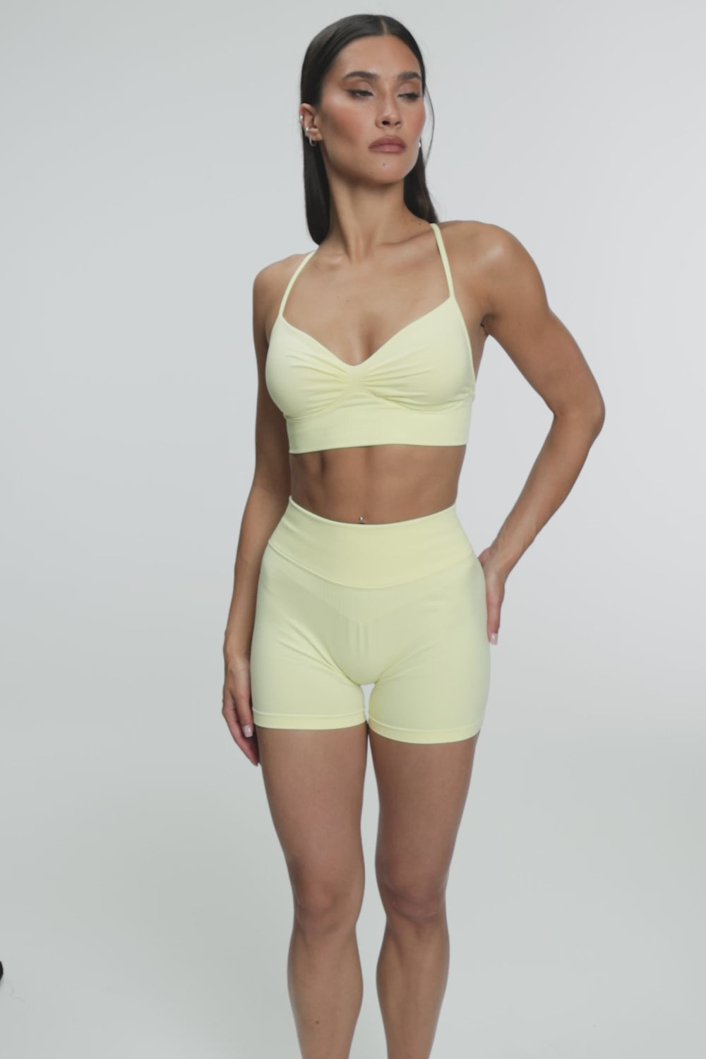 Spodenki lift butter yellow